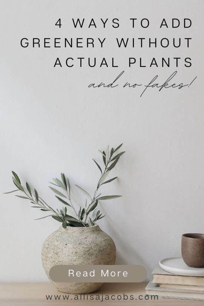4 ways to add greenery home decor without plants