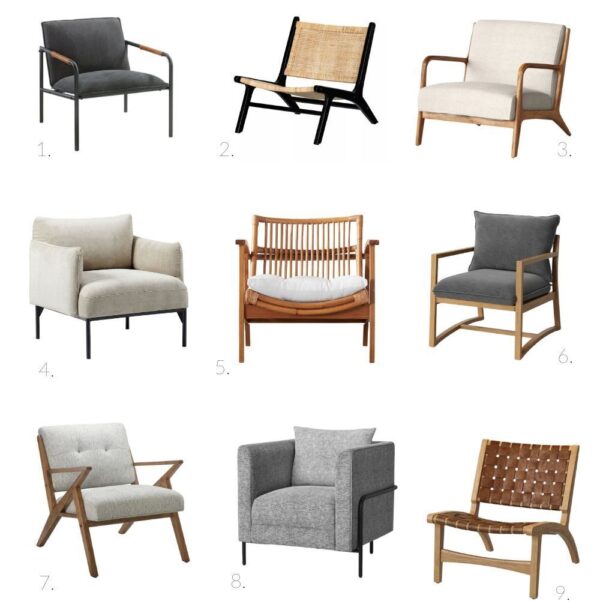 low profile accent chairs
