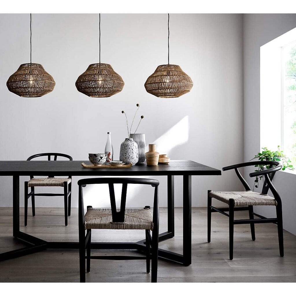 basket pendant lights