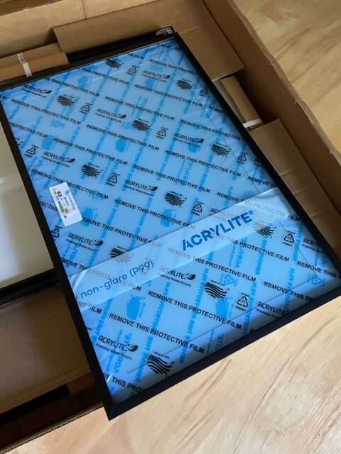 non glare picture frame