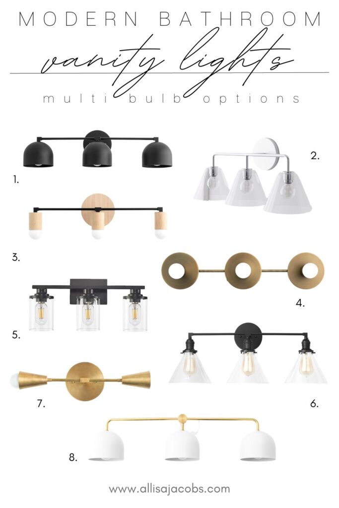 modern bathroom vanity lights