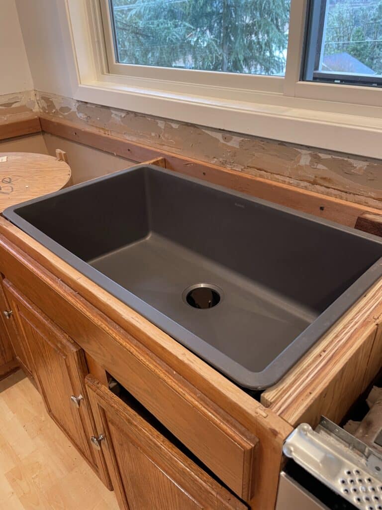 sink installation