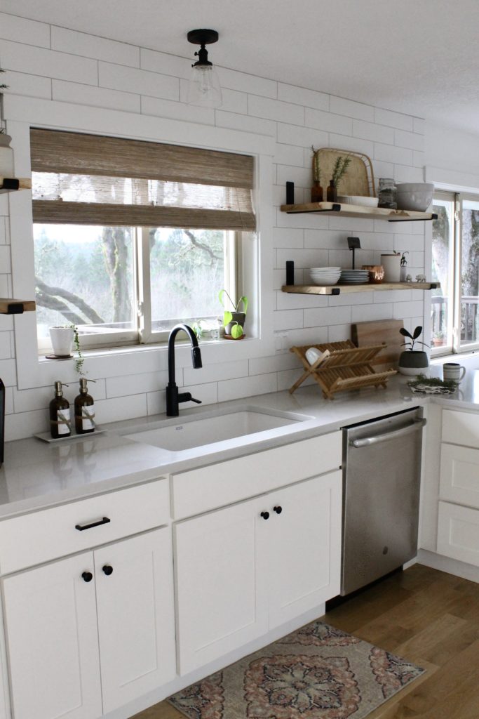 bright white kitchen