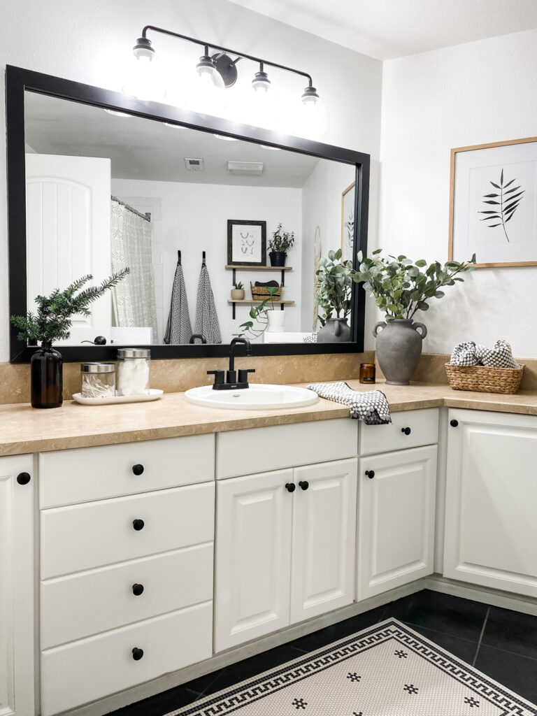 diy bathroom makeover reveal