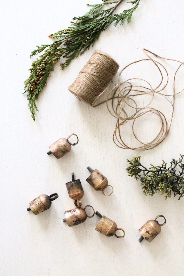 DIY bell garland