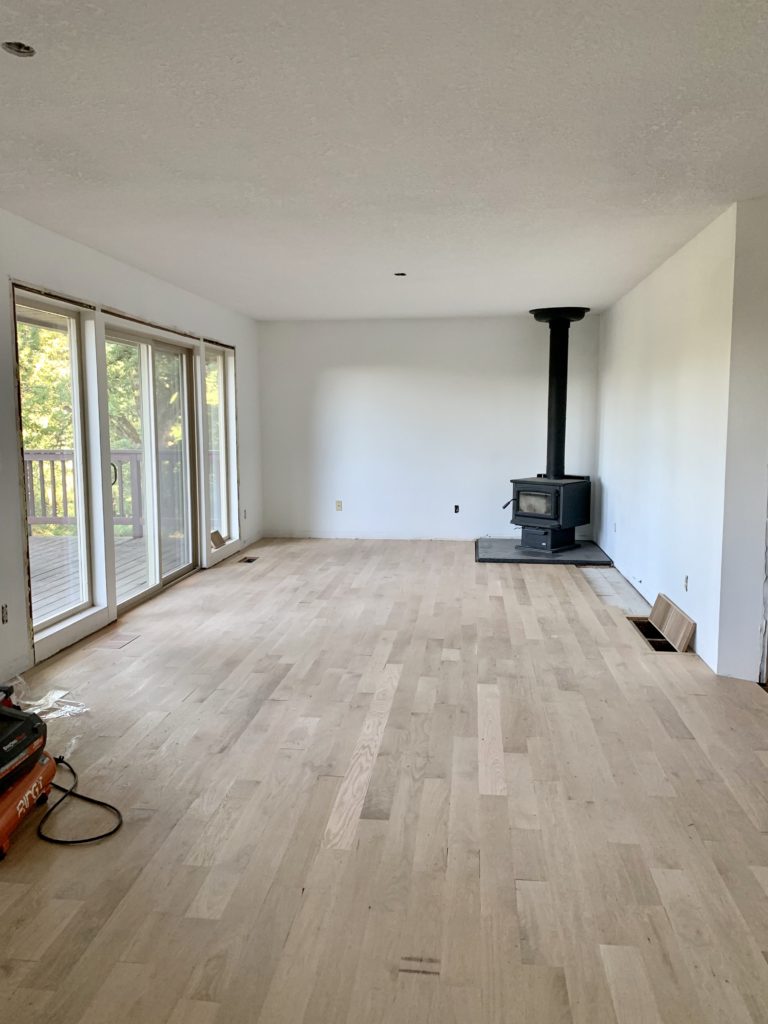 solid hardwood floor installation