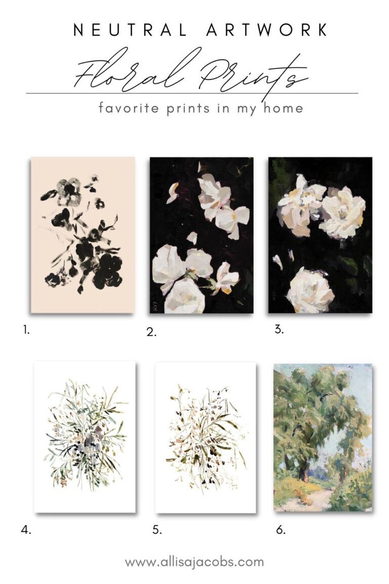 floral art prints