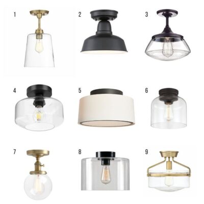 flush mount lights