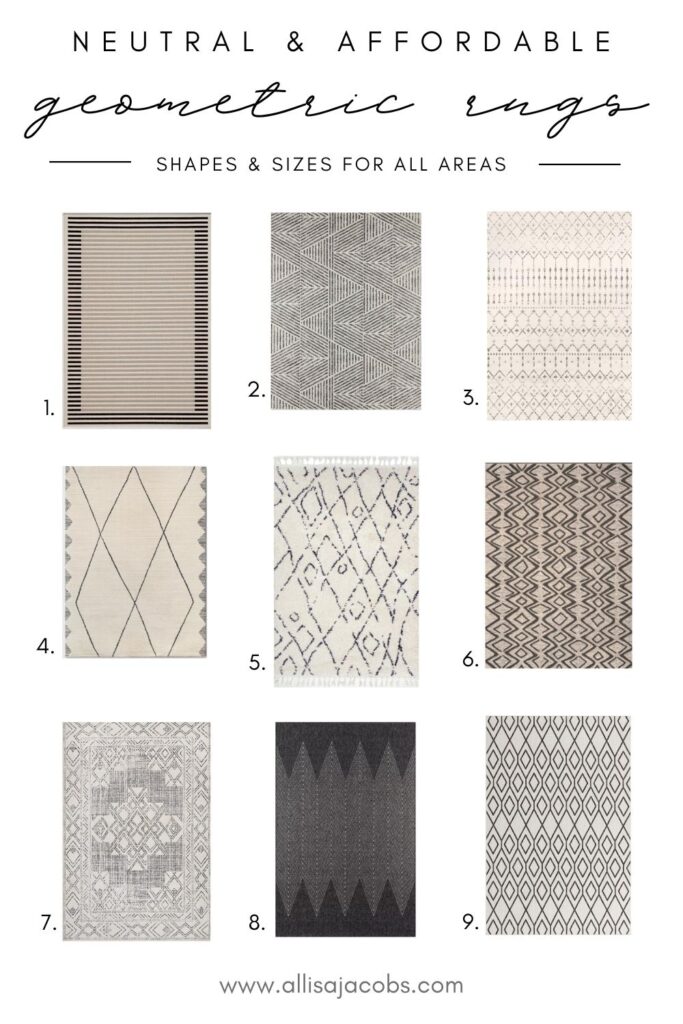 geometric are rugs