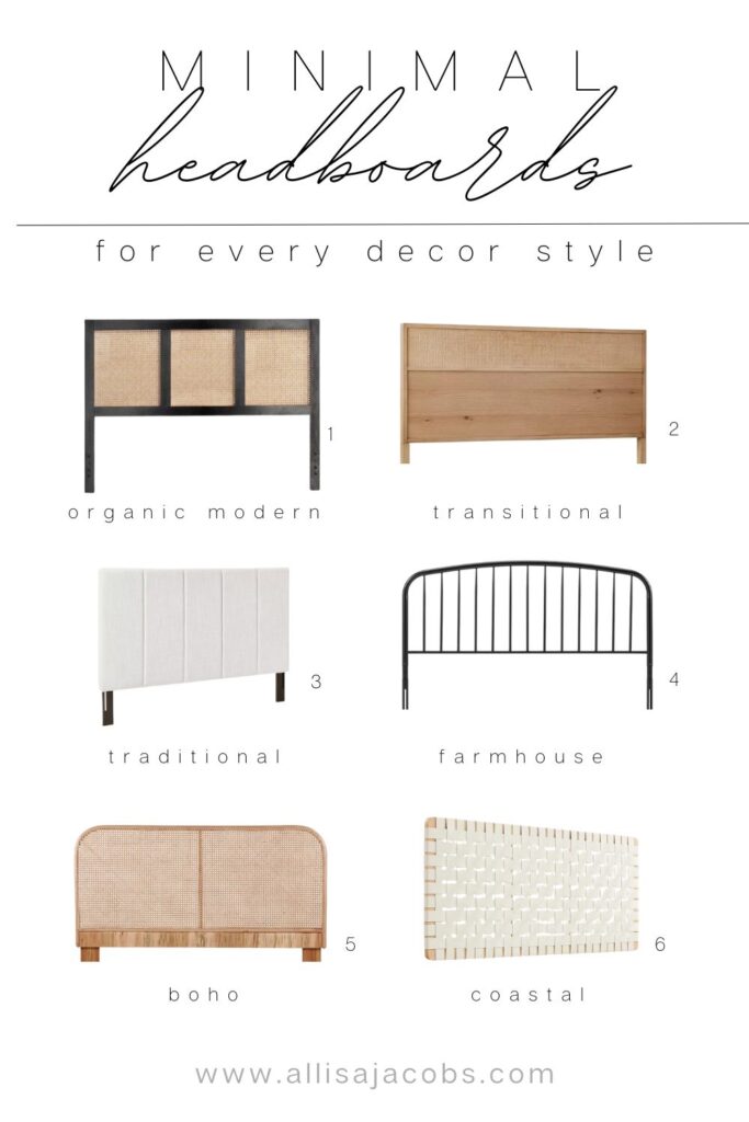 minimal headboards