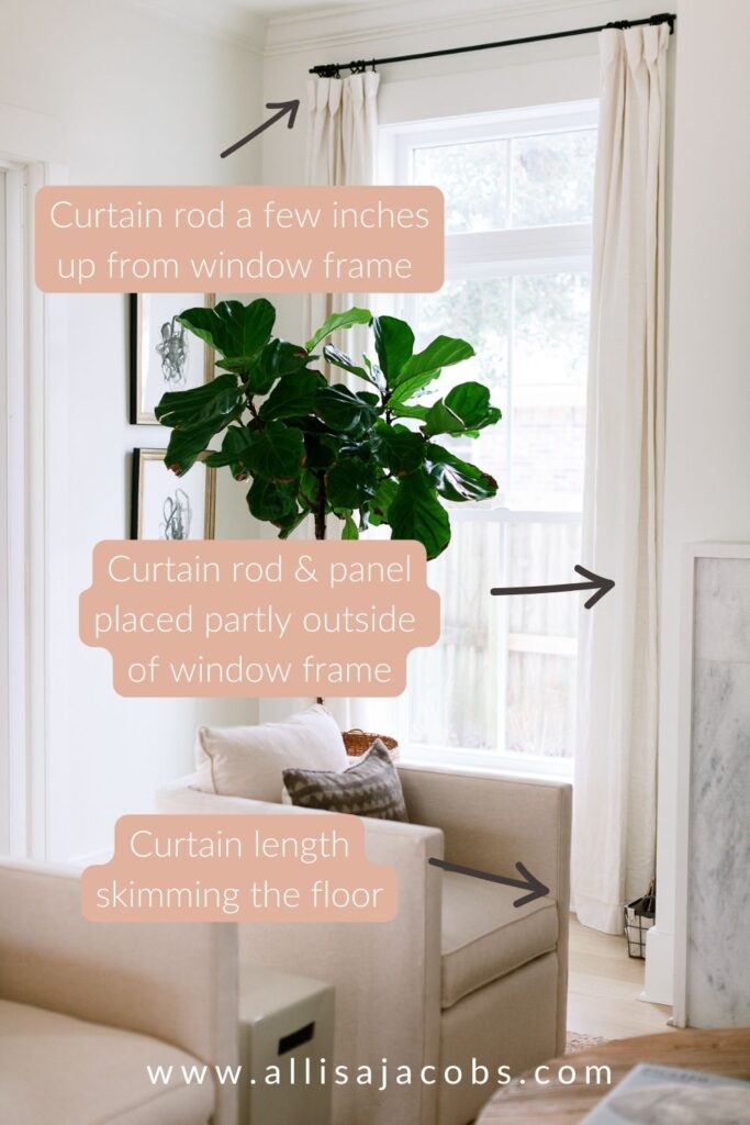 how to hang curtains