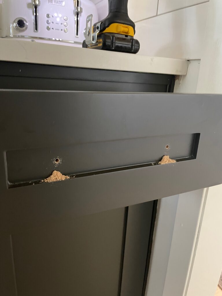 installing cabinet hardware