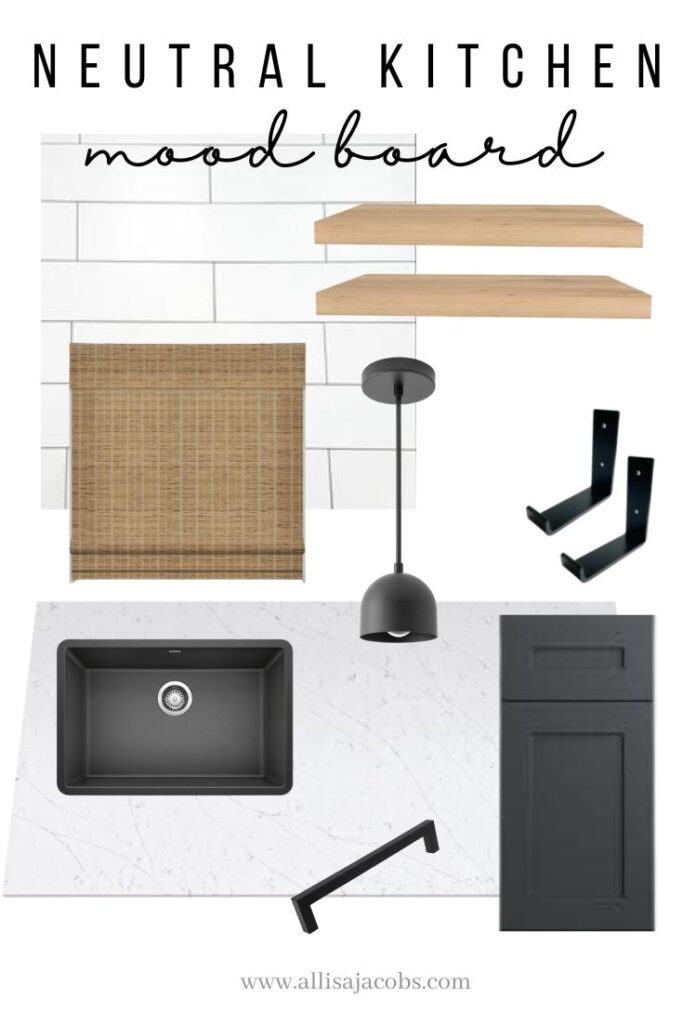 kitchen design board