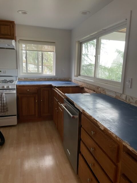 kitchen countertop demo