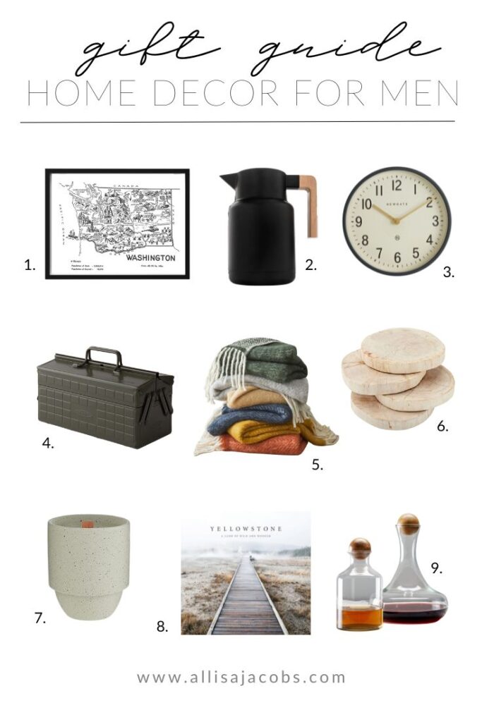 home decor gift ideas for men