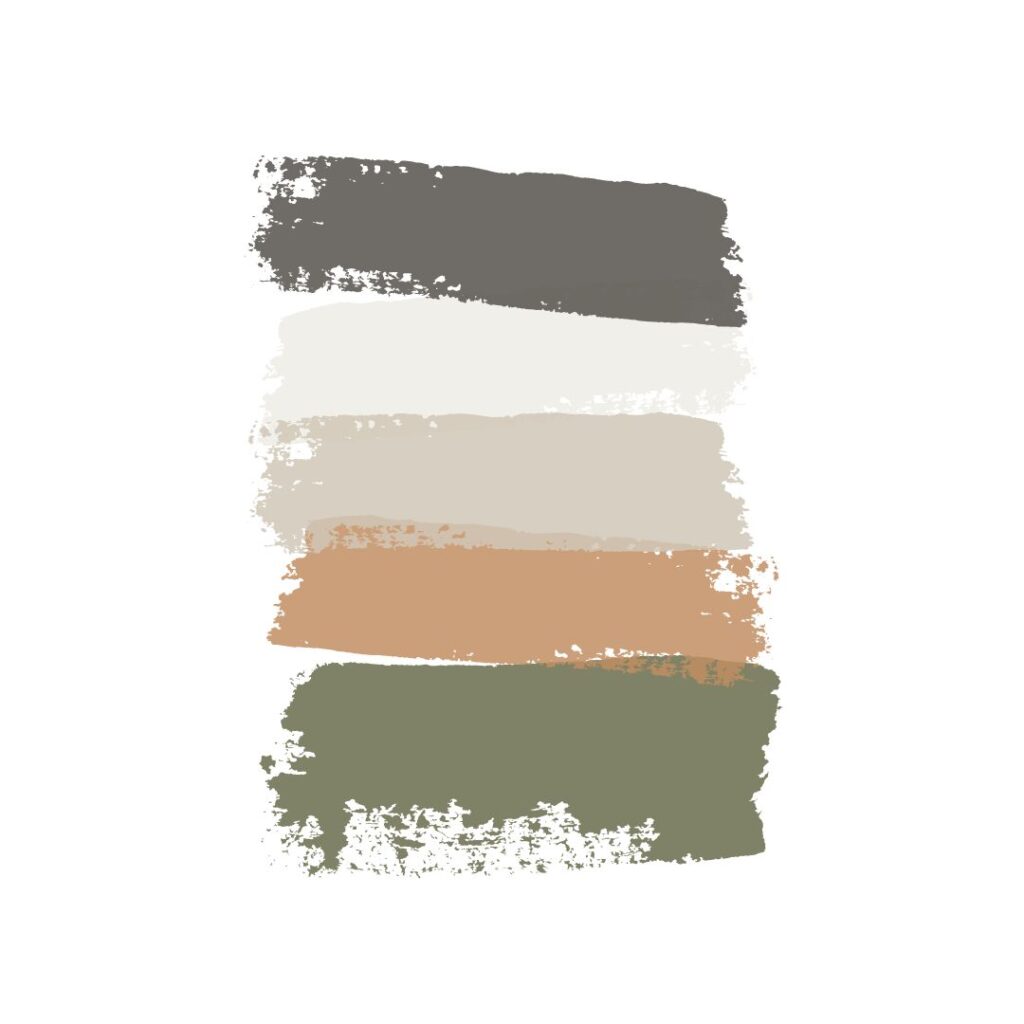 mid century modern color scheme
