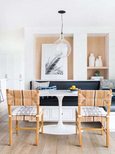 modern coastal dining room