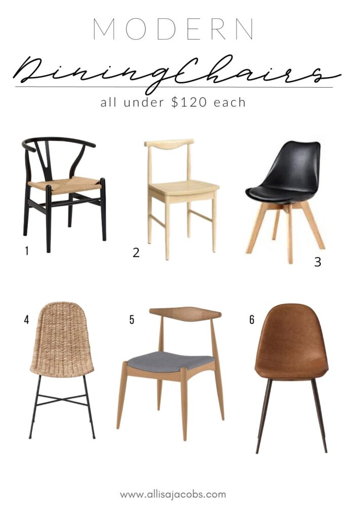 modern dining room chairs