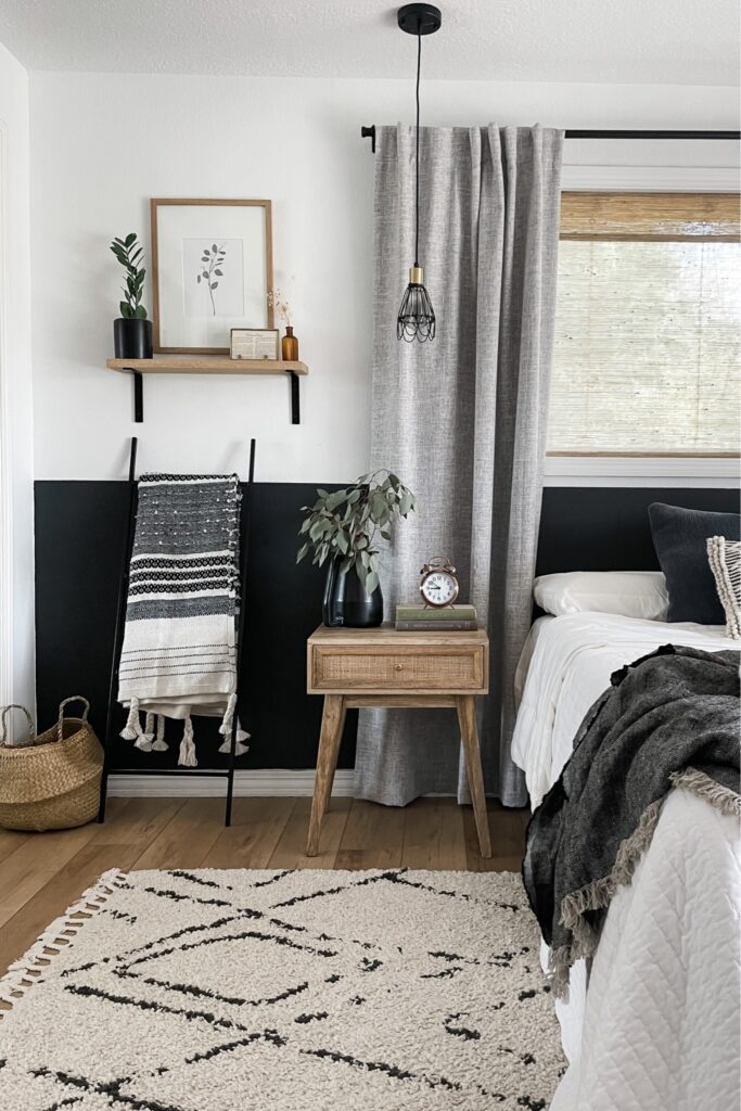 bedroom with the seven interior design elements