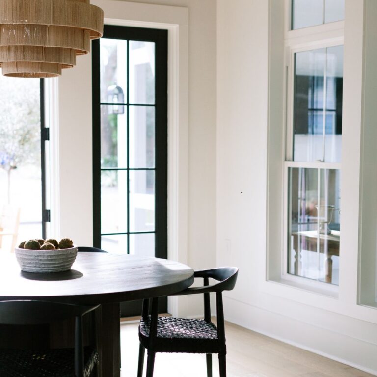 organic modern dining room