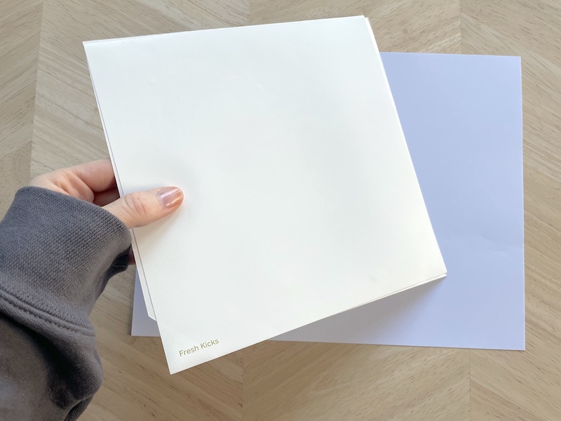paint sample on neutral background