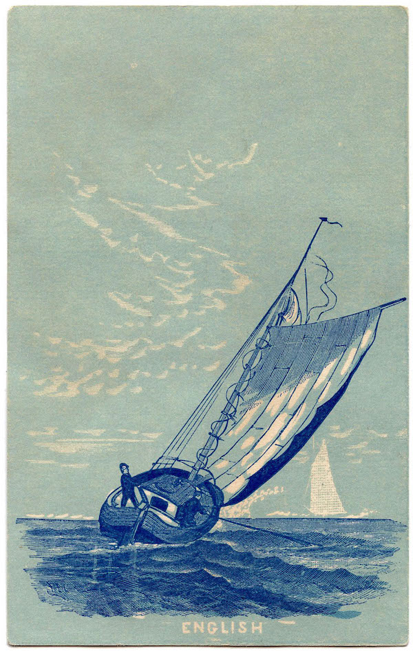 Beautiful nautical art I downloaded, print, and framed for custom beach house decor. Found in the open domain so it's available for use as a home art print royalty free!