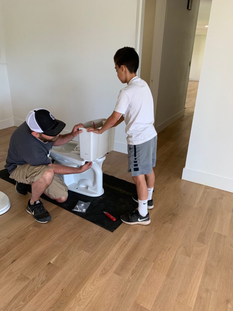 toilet installation