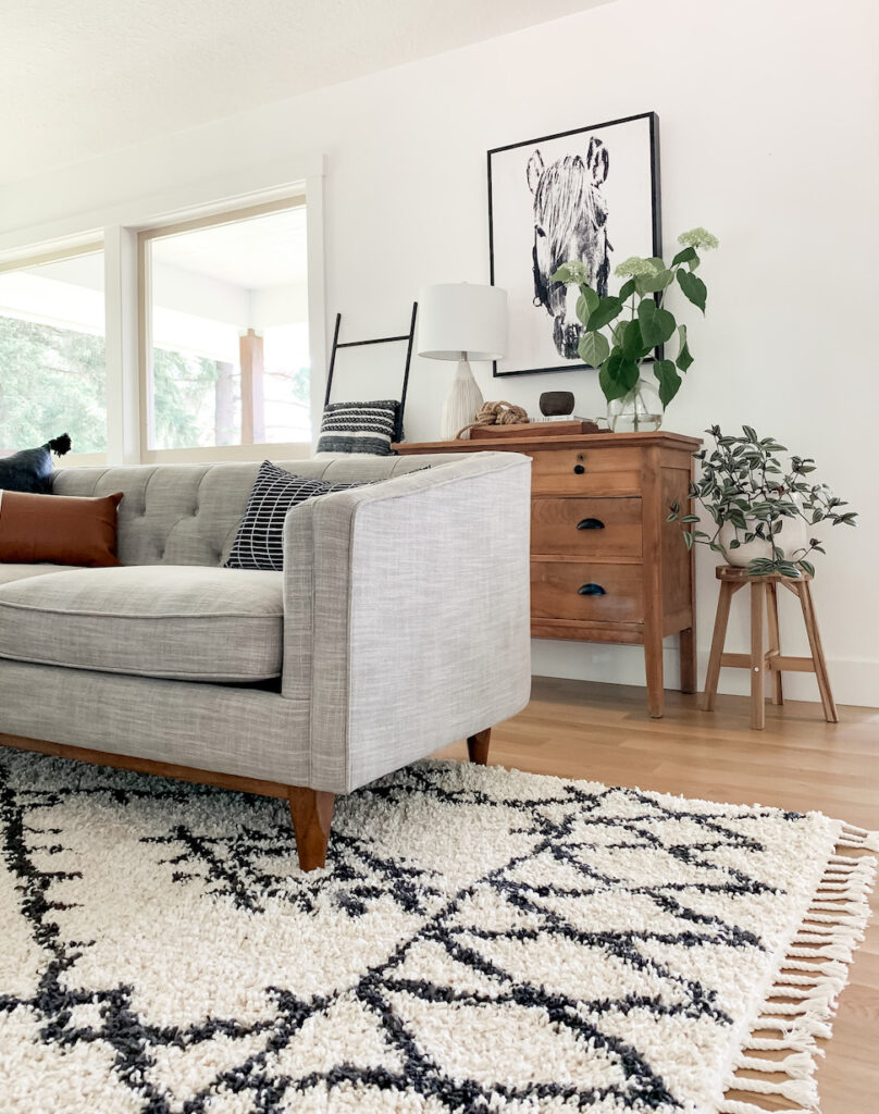 modern living room sofa