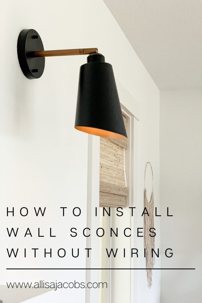 wall sconce without wiring