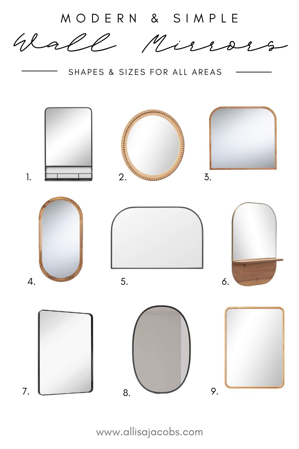 wall mirrors
