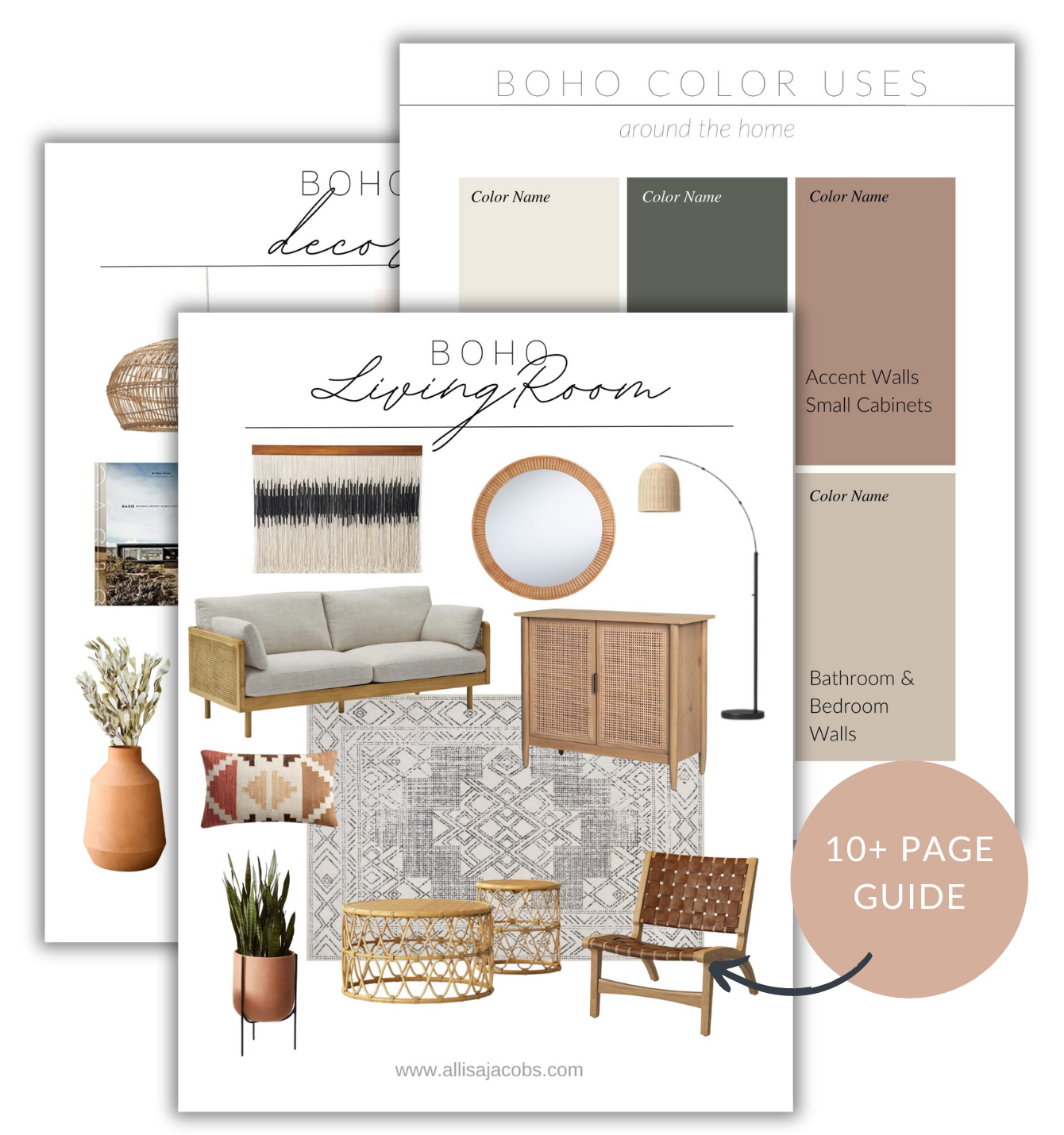 boho style living room design