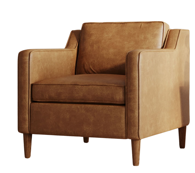 leather accent chair