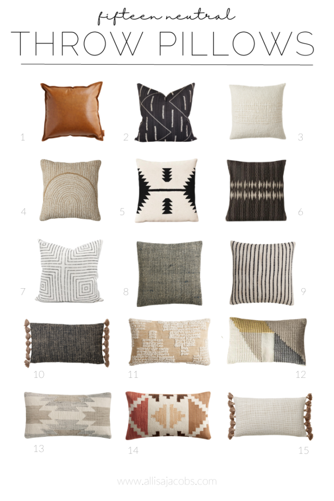 how to layer throw pillows