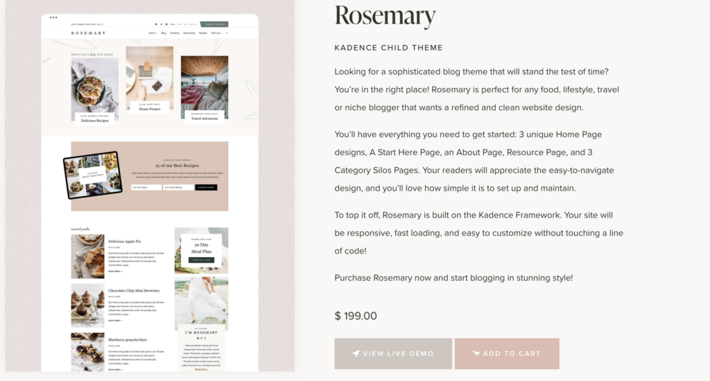 rosemary theme from restored 316