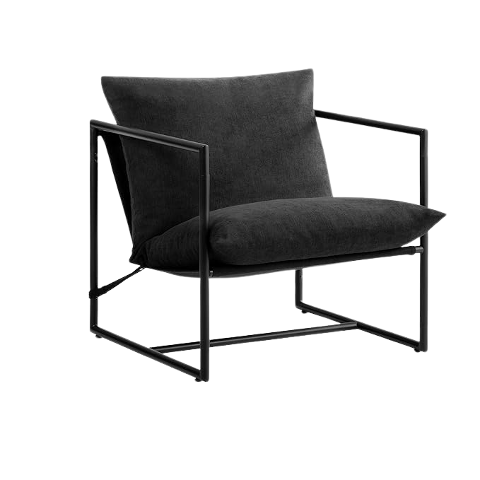 black slingback chair