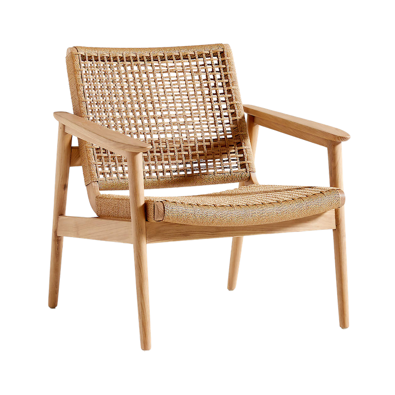 woven accent chair