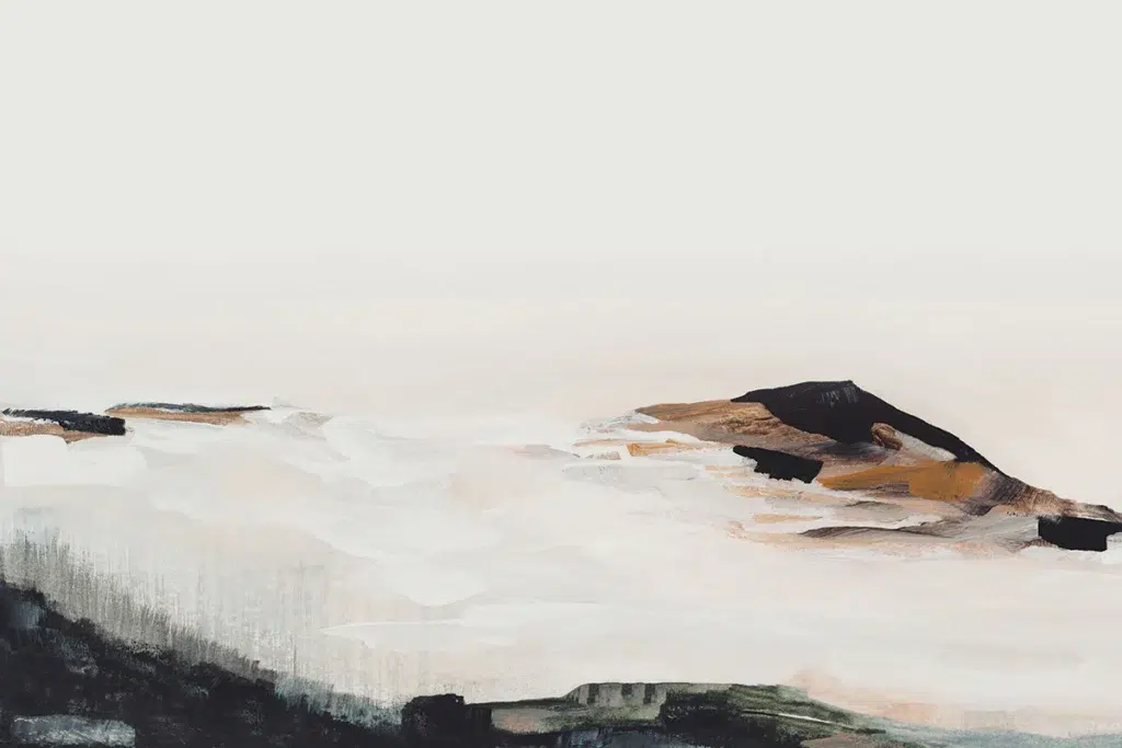 abstract landscape print