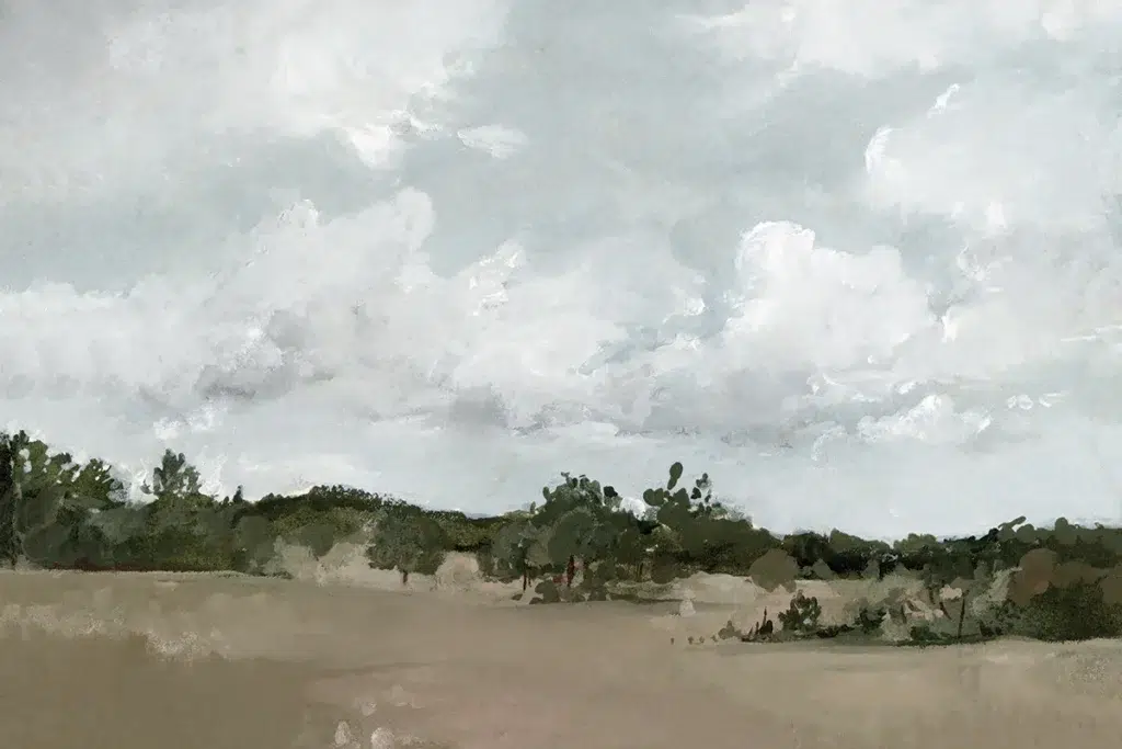 pasture landscape art print